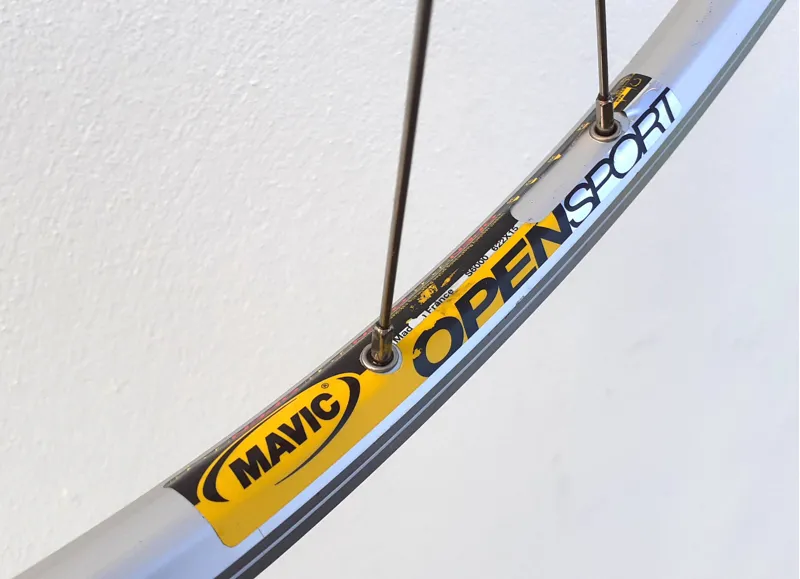 Mavic Open Sport Rims Built on Specialized Hubs in Silver-1